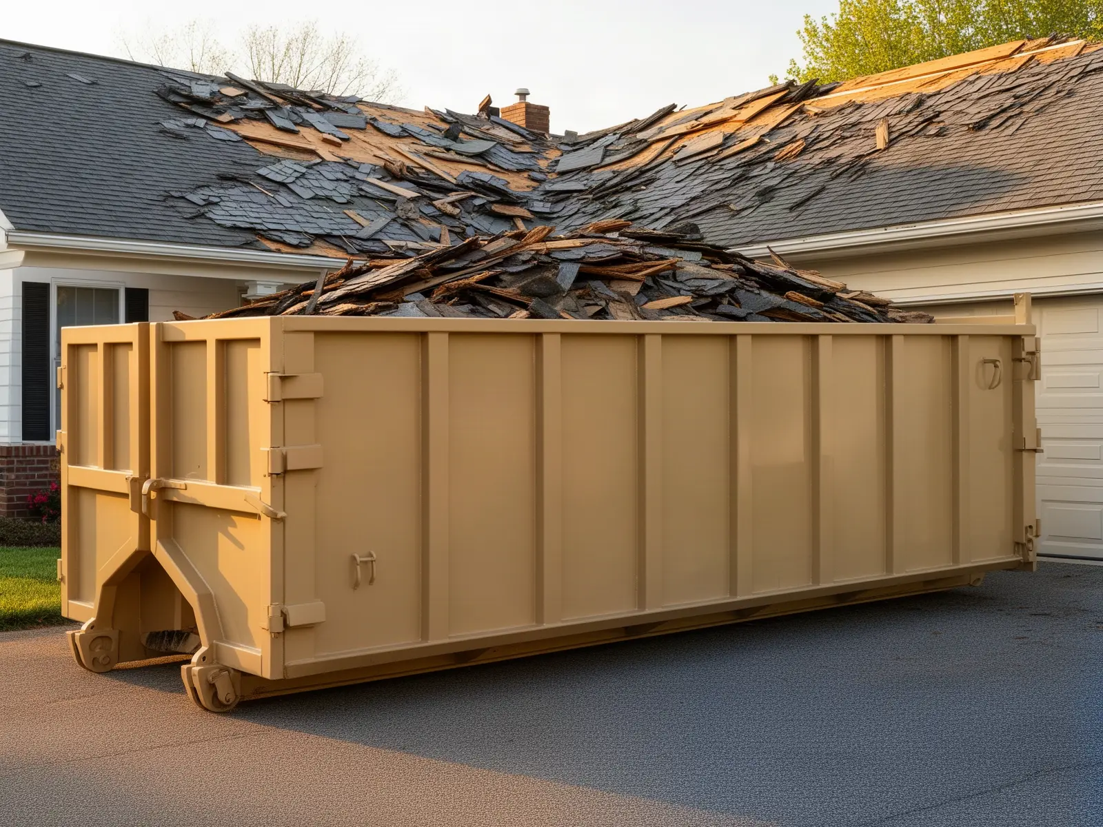 Roll-off dumpster from Douglas & Sons Dumpster Rental in Arcadia, FL